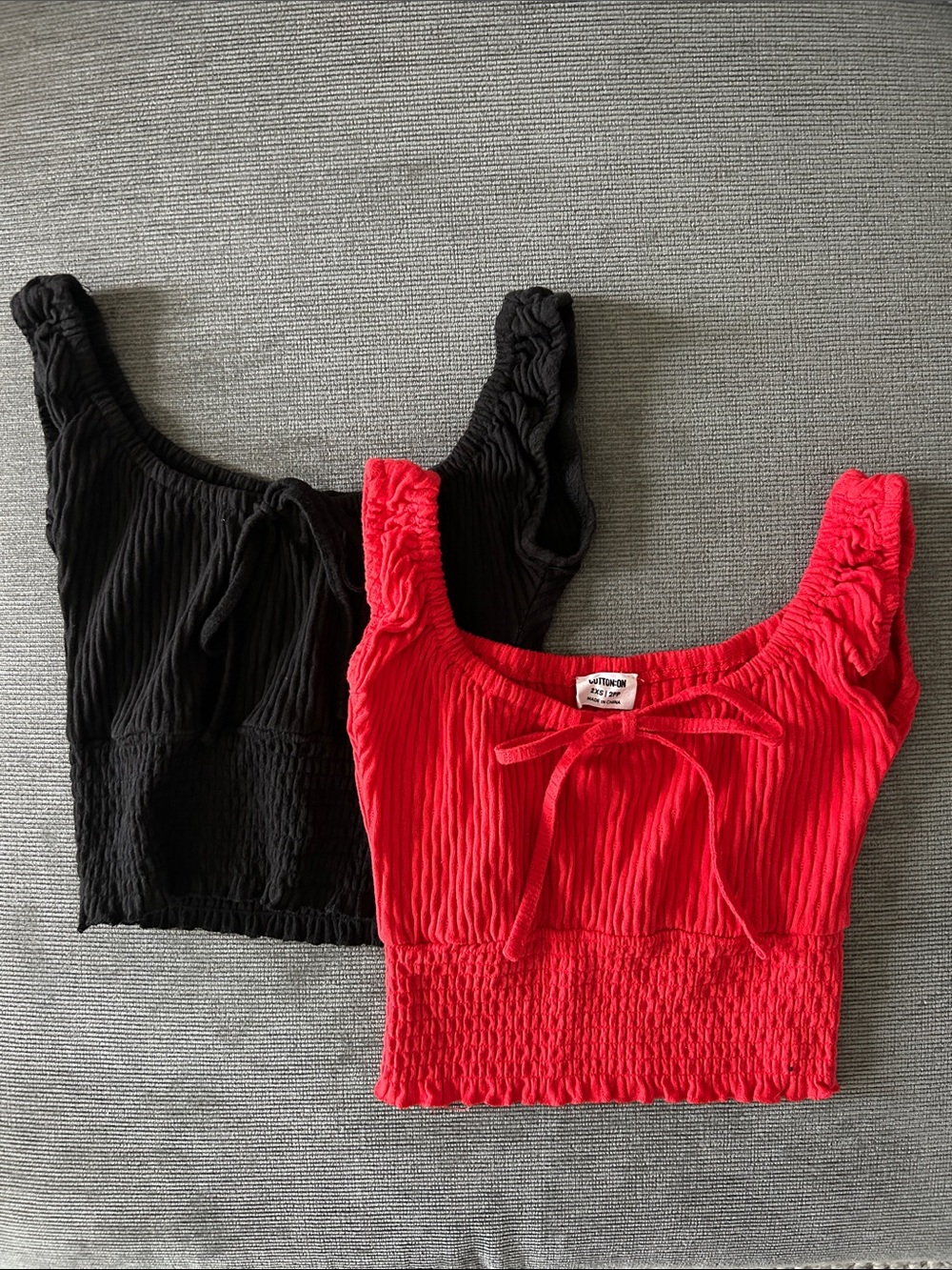 Cotton On Ribbed Tank Crop Tops